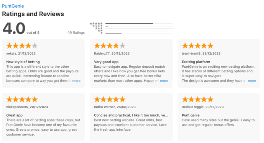 PuntGenie Review - App PuntGenie Review - App